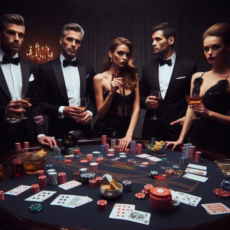 618cash Live Baccarat ကတ်ဂိမ်းကစားနေသောမြင်ကွင်း